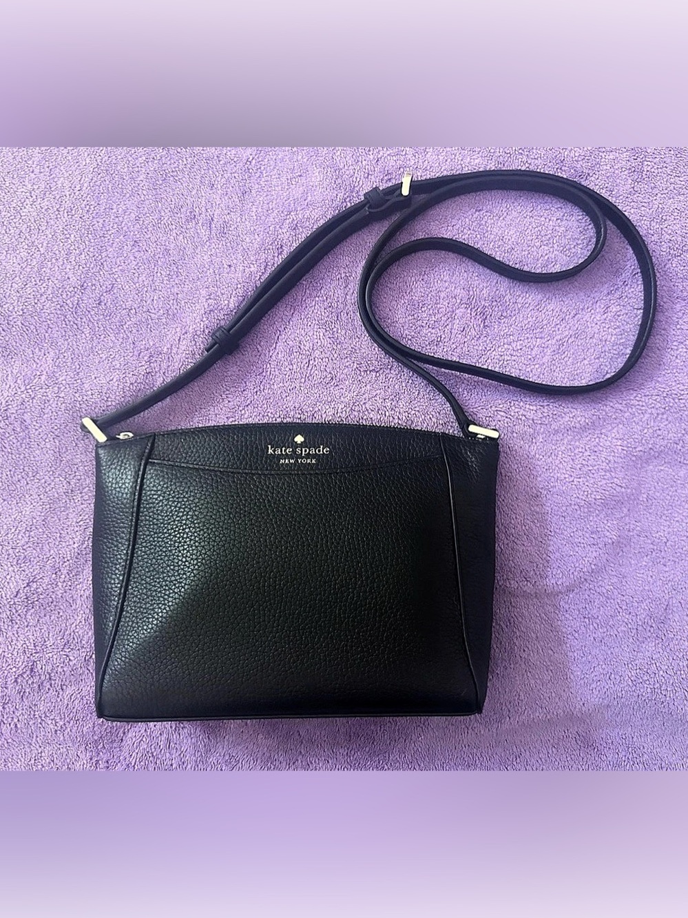 Kate Spade Small Black Leather Crossbody Bag